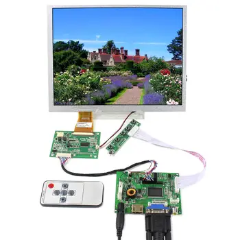 10.4 colių 800*600 60pins 4:3 ekrano stebėti A104SN03 V. 1 V1 LCD Valdiklio tvarkyklę valdybos HDMI VGA 2AV Moduliu, Aviečių Pi