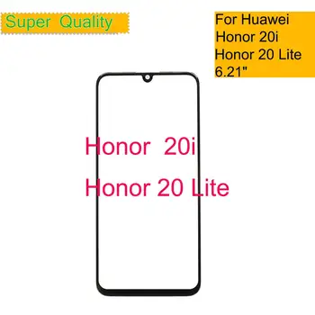 10vnt/Daug Huawei Honor 20i Jutiklinio Ekrano Skydelio, Priekinės Stiklo Garbę 20 Lite LCD Stiklinis Lęšis Su OCA Klijai Pakeitimo