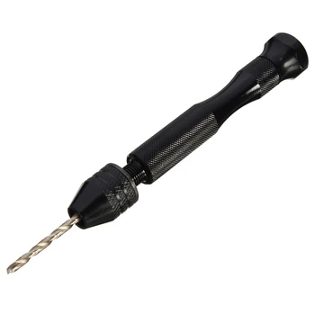 10vnt Twist Drill Bit Aliuminio Lydinio Mini Mikro rankinis Grąžtas Su Keyless Chuck Medienos Gręžimo Rotaciniai Įrankiai