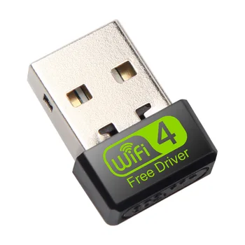 1PCs Mini USB WiFi Adapteris 150Mbps Wi-Fi Adapterį, KOMPIUTERIO USB, Ethernet, WiFi Dongle 2.4 G Tinklo plokštė Antena Wi Fi Imtuvas