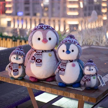 1pc 20-37cm Kawaii Minkštas Pingvinas Pliušinis iškamša Lėlės Mados Žaislas Vaikams Kūdikių Gražių Mergaičių, Kalėdų, Gimtadienio Dovanos