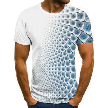 2021 m. Vasarą naujų spalvotų 3D spausdinimas grafinis T-shirt vyrų ir moterų asmenybės mados gatvė atsitiktinis marškinėliai, vaikiški drabužiai