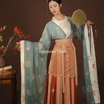 2021 pasakų cosplay hanfu senovės kinų kostiumas tang dinastijos tiktų liaudies suknelė moterims princesė festivalis komplektus kostiumas