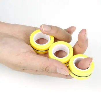 3 žiedo suktuko magneto žiedus stiprus magnetinis žaislas magnetinės apyrankės magnetinis žiedas sukasi galiuką į viršų