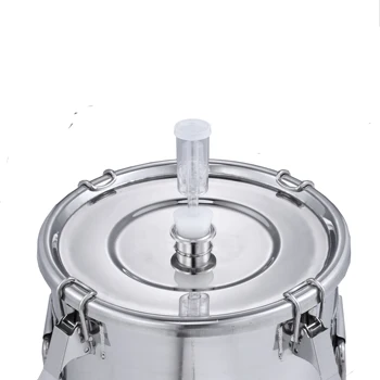30L Nerūdijančio plieno cisterna alaus ir vyno fermentacijos cisterna, Kūgio formos fermenter 1,5 mm storio SUS 304 stainlesss plieno Fementer