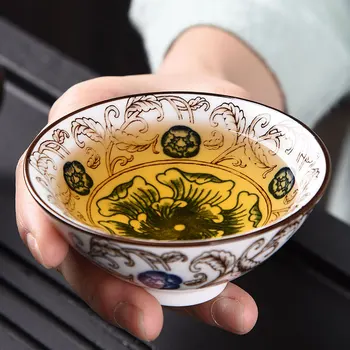 4pcs keramikos kung fu arbatos rinkinys houseware arbatos puodelis master cup asmens taurės vieną puodelį arbatos puodelio arbatos ceremonija priedai