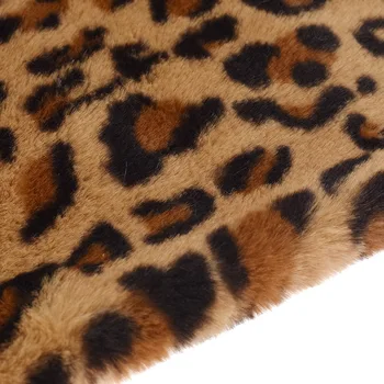 50*160cm Leopardas Spausdinimo Minkštos Kailio Pliušinis Siuvimo Amato Audinio PASIDARYK pats Drabužis Apdailos Moterų Rankinės, Batai, Instaliacinės Medžiagos