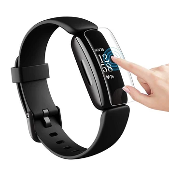 5vnt Minkštos TPU Aišku, Apsauginė Plėvelė Fitbit Inspire 2 Smart Apyrankė Screen Protector Cover inspire2 Smartband Apsauga