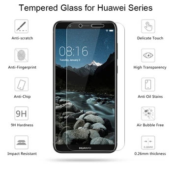9H HD Grūdintas Stiklas Huawei Y5 ii Y6 Pro 2017 Y3 2018 Y7 Pagrindinis Ekranas Stiklas Huawei P Smart Plus Stiklo Y6 ii Y3 ii