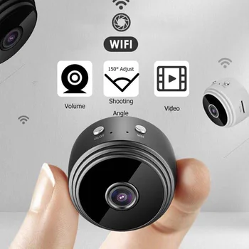 A9 Wifi Mini Kamera 1080P HD Naktį Versija Mikro Kamera, vaizdo Kamera Balso, Vaizdo magnetofoną, Home Office Belaidžio Saugumo Kamerų