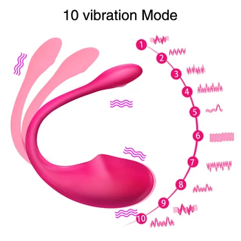 APP Nuotolinio Valdymo Vibratoriai Moterims Dėvėti Vibruojantis Kiaušinis Kelnaitės Žaislai Pora G-spot Klitorio Stimuliacijos Sekso Žaislai Moterims