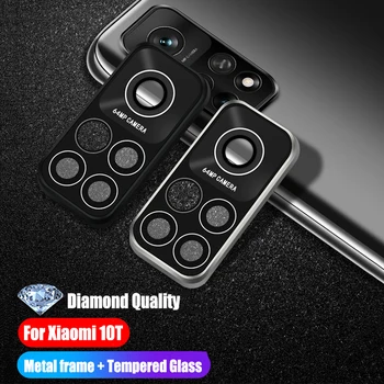 Aliuminio Lydinys Grūdinto Stiklo Dangtis Xiaomi 10T Pro Metalo vaizdo Kameros Apsauginė Stiklo Xiaomi Mi 10 T 10TLite 5G Xiaomi10T Pro