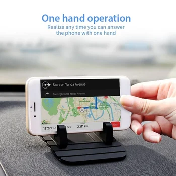 Anti-slydimo Automobilių Silikono Turėtojas Kilimėlis Mygtukai prietaisų Skydelio Stovo tvirtinimas Telefono GPS Laikiklis, Skirtas 