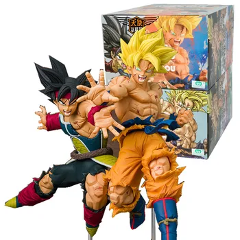 Bandai 1/box Dragon Ball Z Anime Varnalėša Son Goku Sūnus Veiksmų PVC Super Saiyan Gogeta Mūšis Statula Pav Modelio Apdailos Žaislai