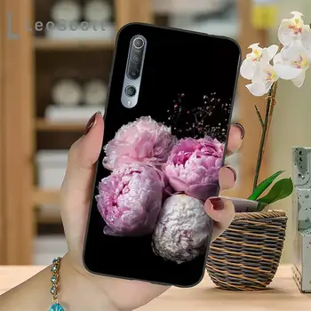 Bijūnų gražių gėlių Telefoną Atveju Xiaomi Redmi 7 8 9t a3Pro 9se k20 mi8 max3 lite 9 pastaba 9s 10 pro