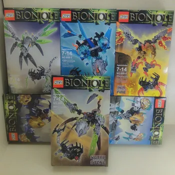 Biocheminiai Kariai Bionicle Ikir Padaras Gaisro Plytų Žaislas Blokai Suderinama Su 71303 Kalėdų Dovanos
