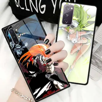Bleach Anime Kurosaki Ichigo Stiklo Telefono dėklas Samsung Galaxy S20 S21 FE S10 Pastaba 10 20 Ultra 5G 9 S9 Plus S10e Padengti Rubisafe