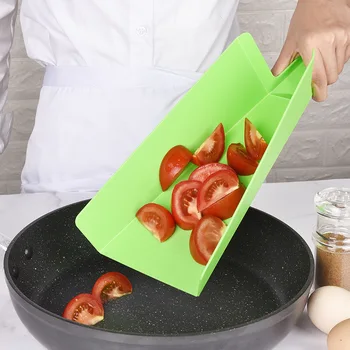C1 lankstymo kapojimo lentos maisto kokybės plastiko daržovių, mėsos pjaustymo lenta nuotėkio įrodymas, daržovių valdybos 38.2 * 21.5 cm virtuvės įrankis