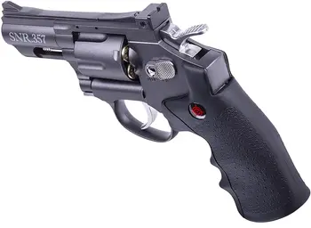 Crosman SNR357 .177-Kalibras Granulių/4,5 MM BB CO2-Powered Snub Nosies Revolver Metalo ženklai