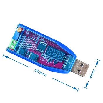 DC-DC USB Reguliuojamas Buck-boost Maitinimo Įtampos Reguliatorius, Modulio 5V 3.3 V 9V 12V 24V DP