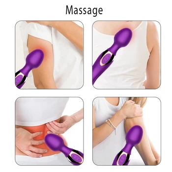 GXCMHBWJ 10 Greičiu Galingas Didelis Vibratoriai Moterims Magic Wand Body Massager Sekso Žaislai Moters Klitorį Stimuliuoja Lytinius Produktus