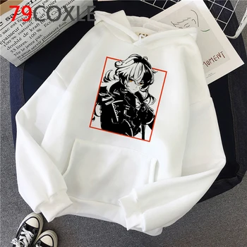 Genshin Poveikio hoodies moterų y2k estetinės grunge grafinis atspausdintas moterų megztinis hoddies Korėja