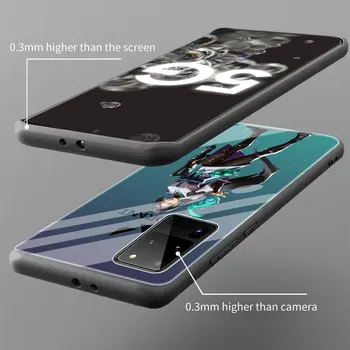Grūdintas Stiklas Telefono dėklas Samsung Galaxy S21 Ultra S20 FE 5G S10 S10e S8 S9 Plus Šaudymo Žaidimas Valorant Padengti Coque Fundas