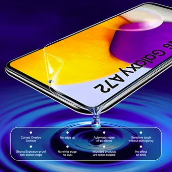 Hidrogelio Plėvelės Samsung Galaxy A72 5G Visiškai Padengti Apsaugine Samsung A52 4G A52 5G SM-A526B Filmas Ne Stiklo