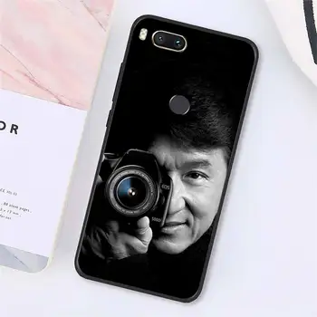 Jackie Chan Kinijos kung fu aktorius Telefoną Atveju Xiaomi Redmi pastaba 7 8 9 t max3 s 10 pro lite prabangus dizainas padengti shell