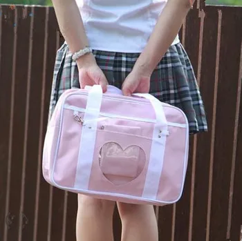 Japonų Stiliaus JK Vienodas Cosplay Rankinė Moterims Mados Kawaii Crossbody Maišelį Anime Mokyklos Pečių Maišą Kelionės krepšys