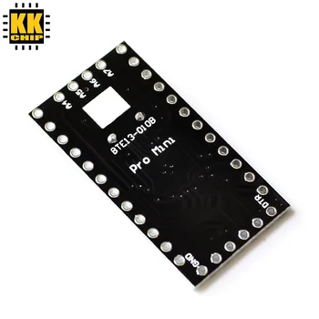 KKCHIP Pro Mini 168/328 Atmega168 5V 16M / ATMEGA328P-MU 328P Mini ATMEGA328 5V/16MHz Už Arduino Suderinama Nano Modulis