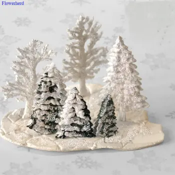 Kalėdų Naujų Kalėdų Eglutės Minkštas Pyragas Silikono Formos Šalis Dekoro Kalėdinė Dekoracija 