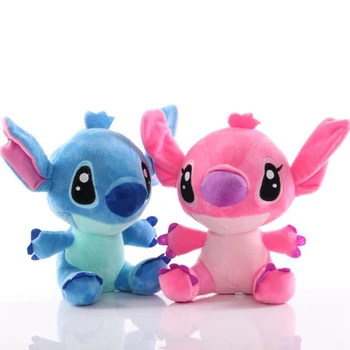 Kawaii 20cm Mėlyna Ir Rožinė Lilo & Stitch 