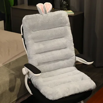 Kawaii Žiemos Kietas Pliušinis Vientisas Sušvelninti Nugaros, Juosmens Pagalvėlė Office Studentų Kėdės Nugaros Pagalvėlės Sėdynės Pagalvėlės