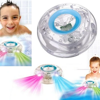 Kūdikių Spalvinga Vonios LED Šviesos Juokingas Žaislas Vaikams Plaukimo Maudymosi Vonia LED Šviesos Šalis, Baby Shower Dovanos Berniukai&Mergaites