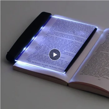 Kūrybos LED Knygą Šviesos Svarstymą Naktį Šviesos, Plokštieji Nešiojamų Kelionių Skydelio Led Stalas LampHome Uždaras Miegamasis Akių apsauga