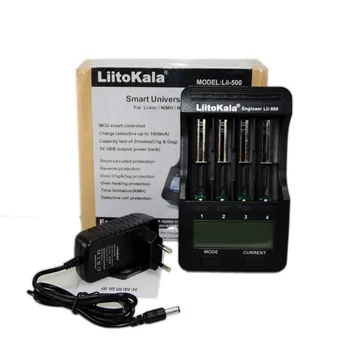 LiitoKala lii-500 lii-500S lii-600 LCD), 3,7 V 1.2 V 18650 26650 16340 14500 10440 18500 20700B 21700 Baterijų Kroviklis su ekrano