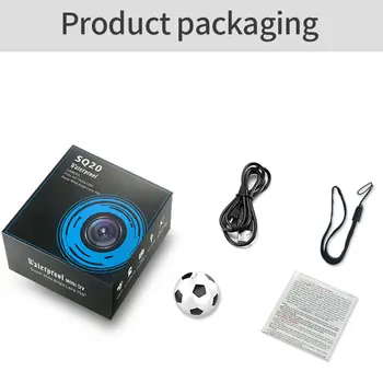 Mini Kamera 1080P Multifunkcinis HD Portable Futbolo Kamera Sporto Belaidė Kamera Su Naktinio Matymo Slapta Vaizdo įrašymas