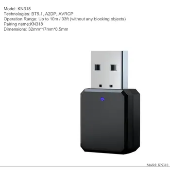 Mini USB Belaidžio 