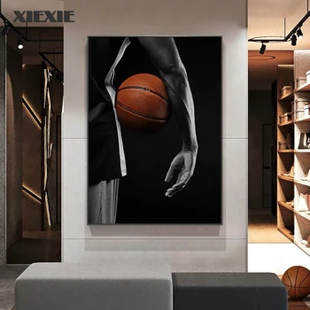 Modernus Sporto Drobės Tapybos Krepšinio Svajonių Plakatai ir Spausdina krepšininkas Sienos Menas Nuotraukas Kambarį Namų Dekoro