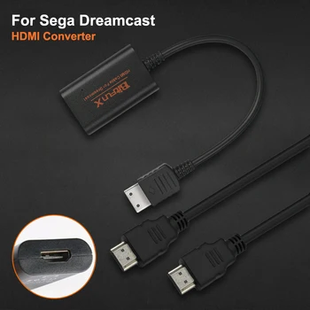NAUJAS HDMI Adapteris Sega Dreamcast Konsolių Dreamcast HDMI/HD-Link Kabelis Hd Keitiklio Kabelį Sega Dreamcast Žaidimas Mašina