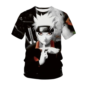 Naujas 3D Print T-shirts Populiarus Anime Harajuku Streetwear Vyrai Moterys Mados Negabaritinių Marškinėliai HipHop Tees Viršūnes Vyrų Marškinėlius Drabužiai