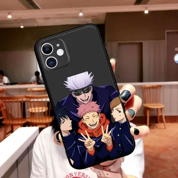 Naujas Anime Džiudžiutsu Kaisen Satoru Gojo Yuji Itadori Telefono dėklas Skirtas iPhone 12 Mini11 Pro Max 8 7 6 6S Plius XR X XS Max 5 5S SE2020
