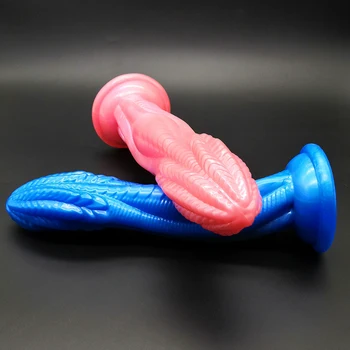 Naujas Dizainas Analinio Sekso Žaislus Masturbator Moterims, Vyrams, Minkštas Vibratorių siurbtukas G-spot Butt Plug Išangę Vaginos Stimuliatorius Priemonė, Sekso Parduotuvė
