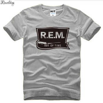 Naujas Vasaros, R. E. M. vyriški marškinėliai Mados Greito Akių Judėjimo Roko Vyrų marškinėliai Laikas Trumpas Rankovės O-kaklo Hip-hop Viršūnes Tees