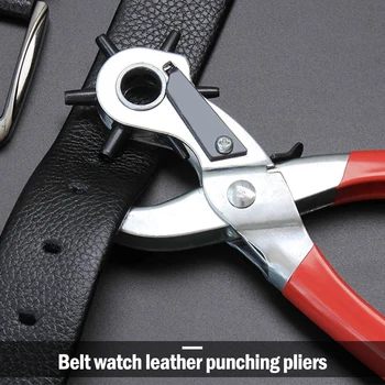 Odinis Diržas Hole Punch Tiekėjas Žiedu Puncher Sukasi Siuvimo Mašina Maišelį Seteris Įrankis Watchband Dirželis Namų leathercraft