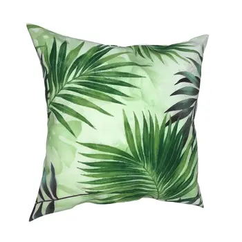 Palmių Lapų Atogrąžų Mesti Pagalvę Padengti Mesti Pagalvę Havajų Egzotiškų Senovinių Pagalvėlių Apvalkalus