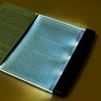Plokštieji LED Knyga, Šviesa, Akių Apsauga Skaitymo Nakties Šviesos Namuose Miegamasis LED Knygą Šviesos Nešiojamų Kelionių Bendrabutyje Led Stalo Lempa