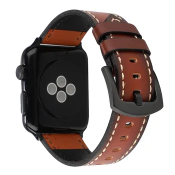 Retro Spausdinti Stiliaus Odinis Dirželis, Apple Watch Band Serijos 6 SE 5 4 3 Apyrankė iWatch 40mm 44mm 38mm 42mm Riešo Diržas