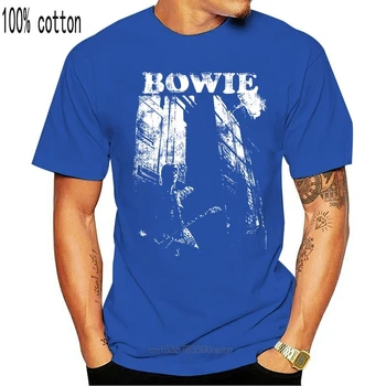 Rock, Heavy Metal Stiliaus Oficialiai Jaunų David Bowie Gitara Vintage Nelaimės nuotraukų T-shirt S M L XL 2XL Prekės ženklo Drabužių Vyrams marškinėliai